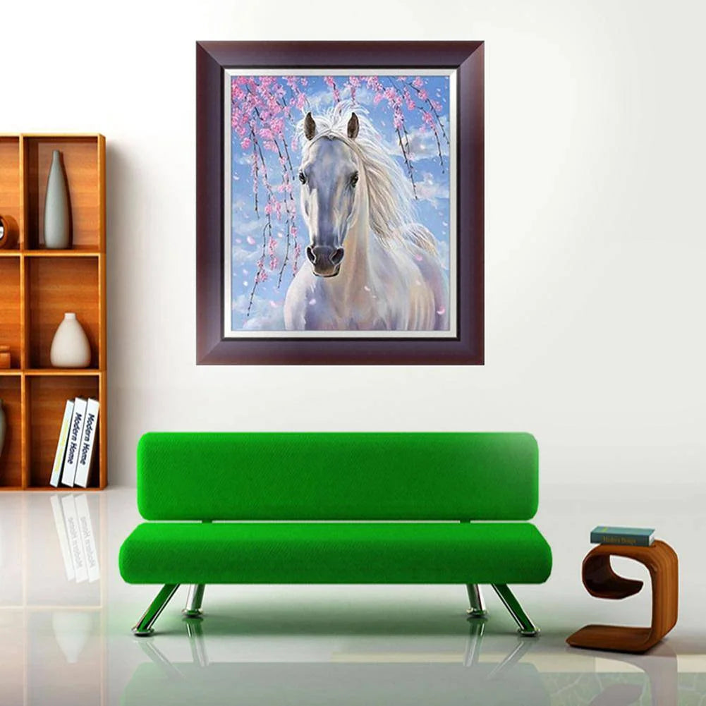 White Horse | Diamond Painting