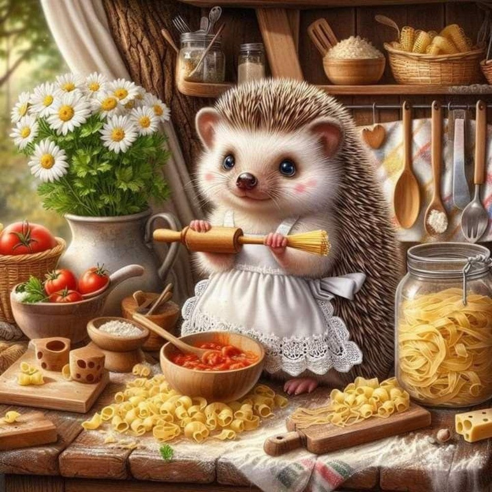 Hedgehog | Diamond Painting