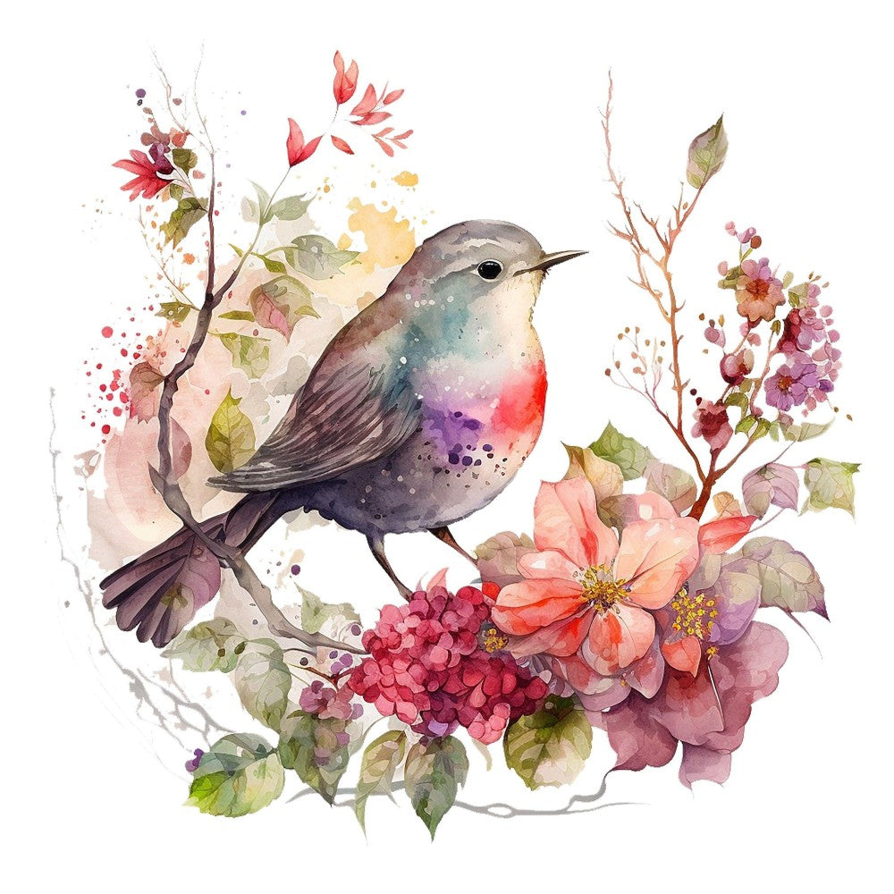 Birds and Flowers | Diamond Painting