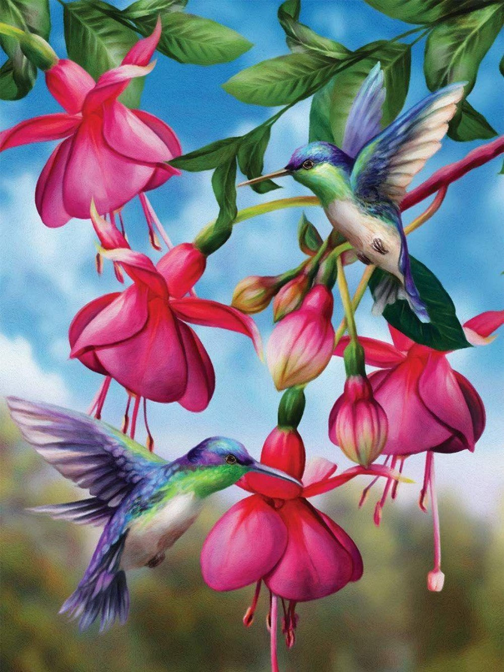 Birds and Flowers | Diamond Painting