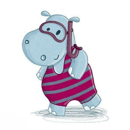 Hippo | Diamond Painting