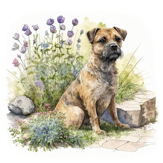 Dog Border Terrier | Diamond Painting