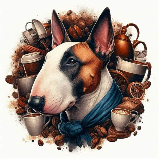 English Bull Terrier Dog | Diamond Painting