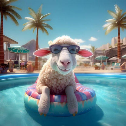 Sheep | Diamond Painting