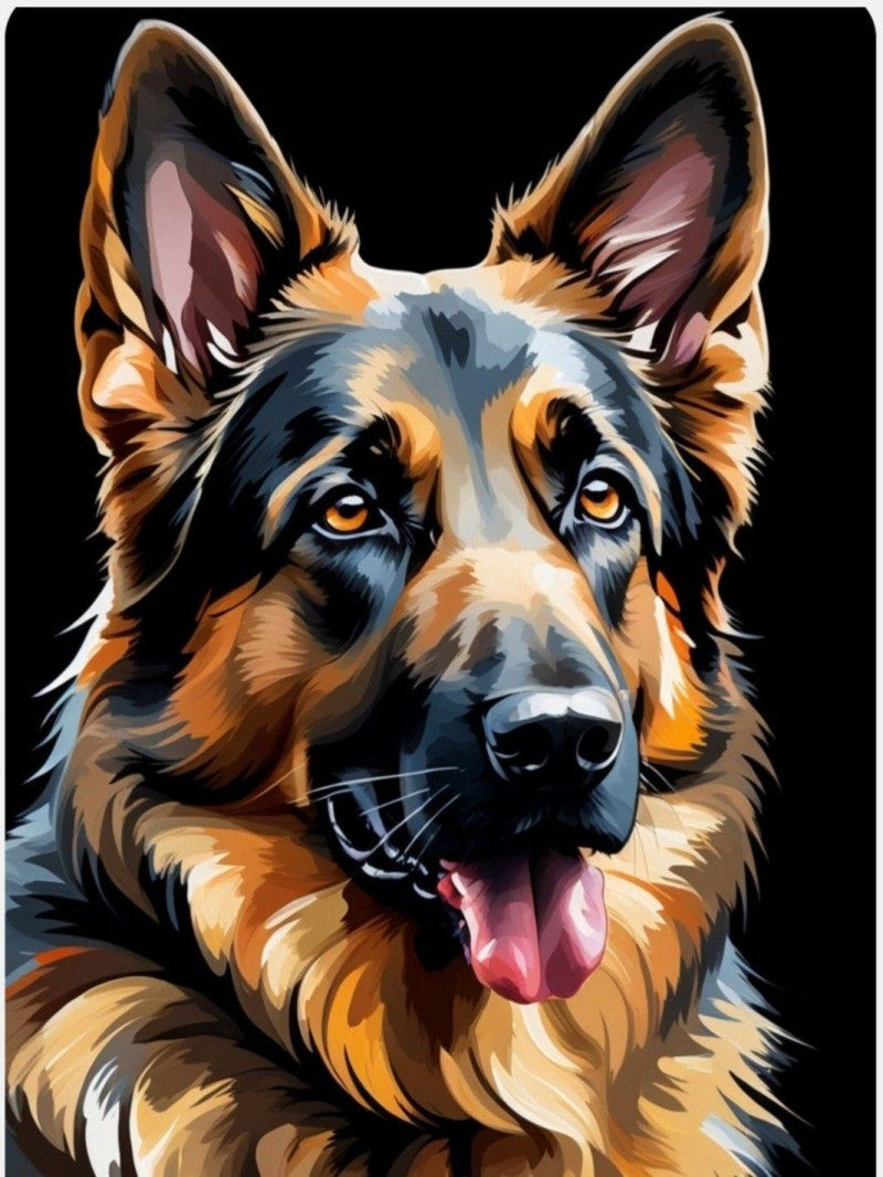 Dog German Shepherd | Diamond Painting