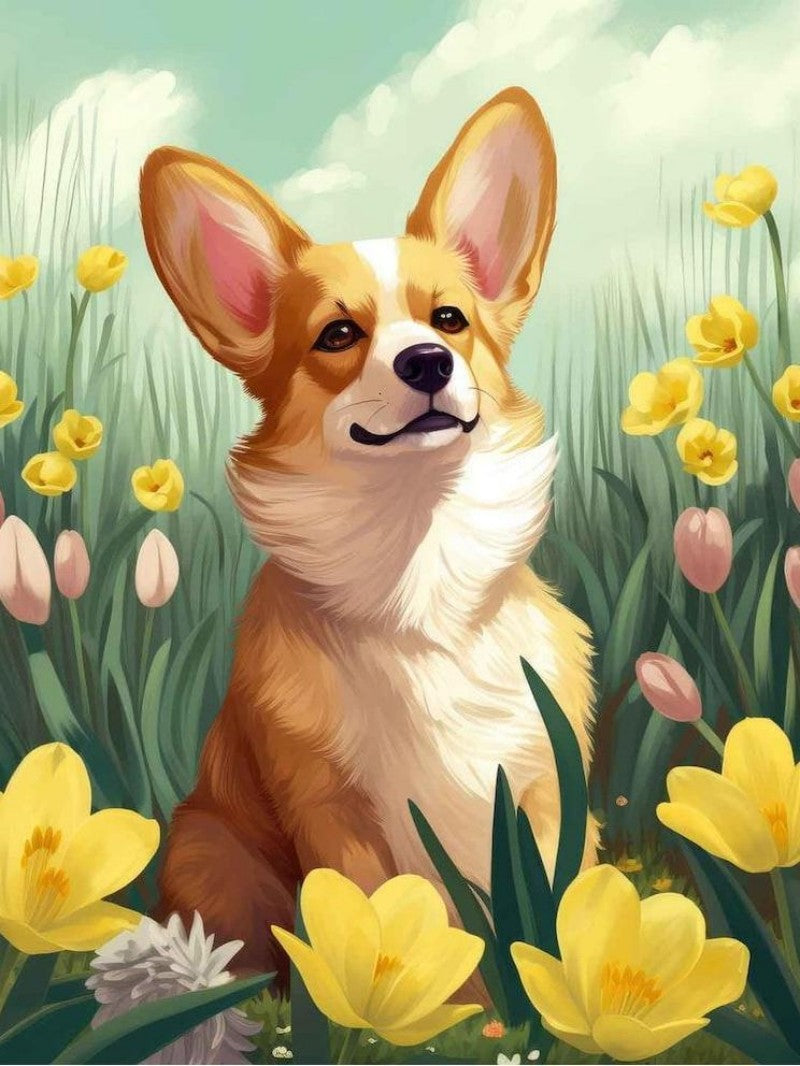 Corgi Dog | Diamond Painting