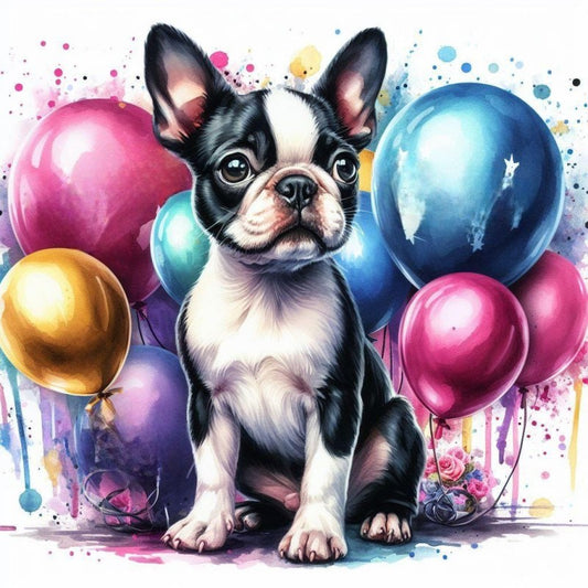 Boston Terrier Dog | Diamond Painting
