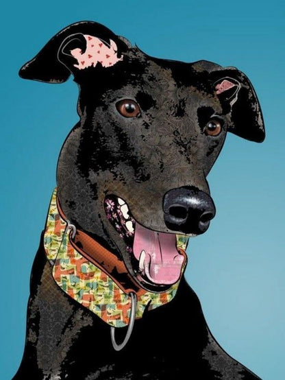 Greyhound Dog | Diamond Painting