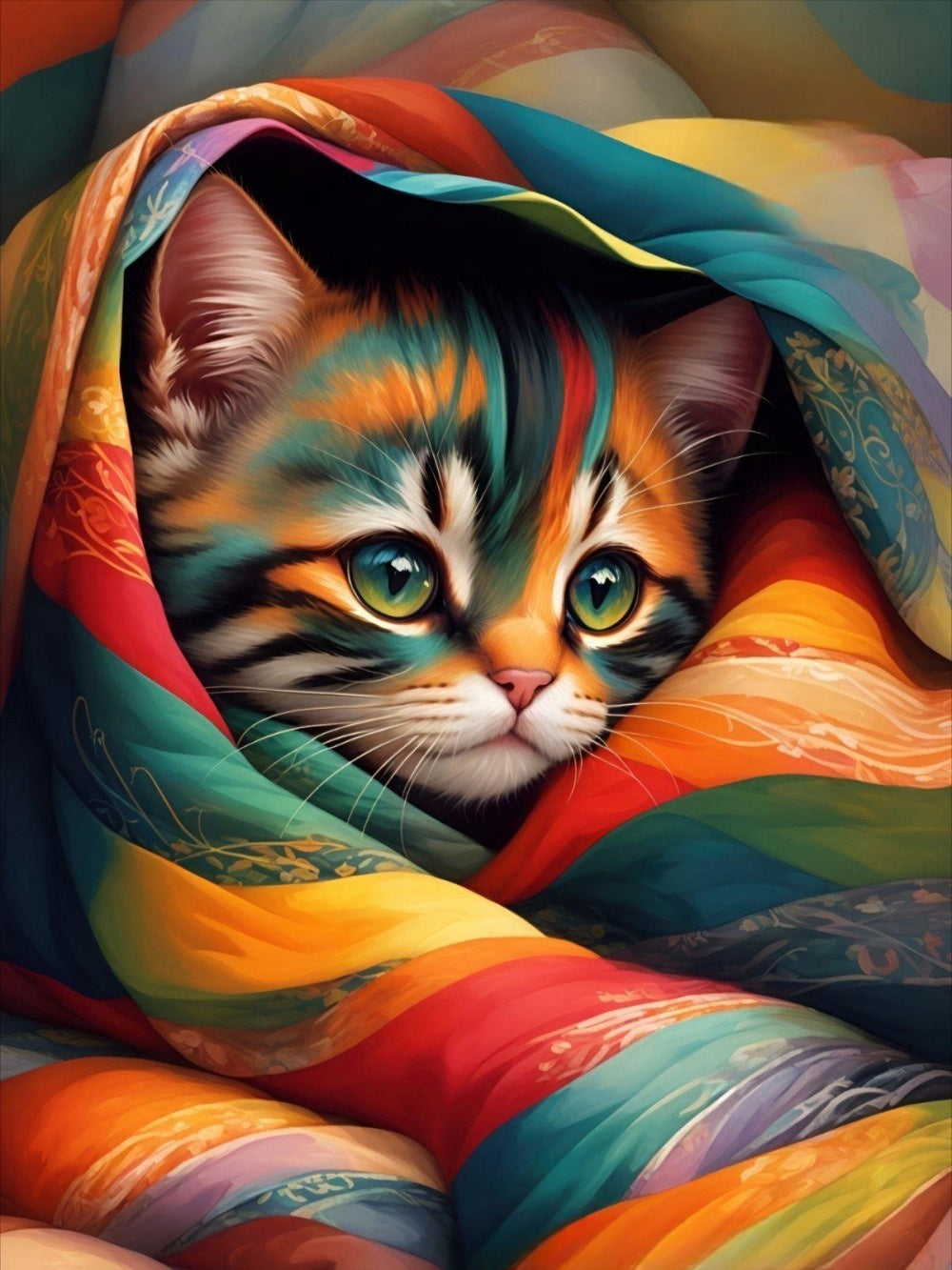 Tabby Cat | Diamond Painting