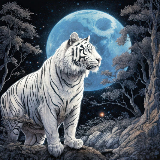 White Tiger | Diamond Painting