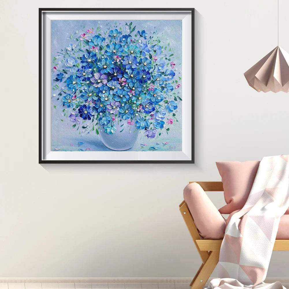 Blue Flower | Diamond Painting