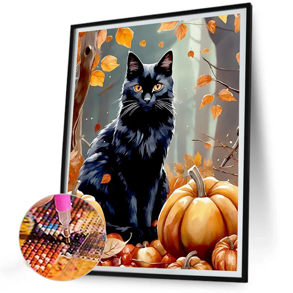 Halloween Black Cat | Diamond Painting