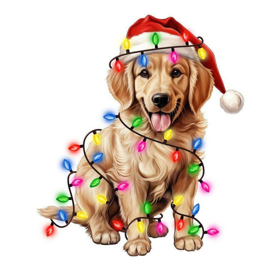 Christmas Dog | Diamond Painting