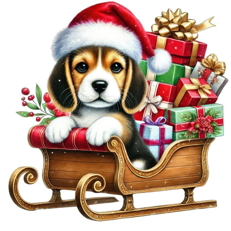 Christmas Dog | Diamond Painting