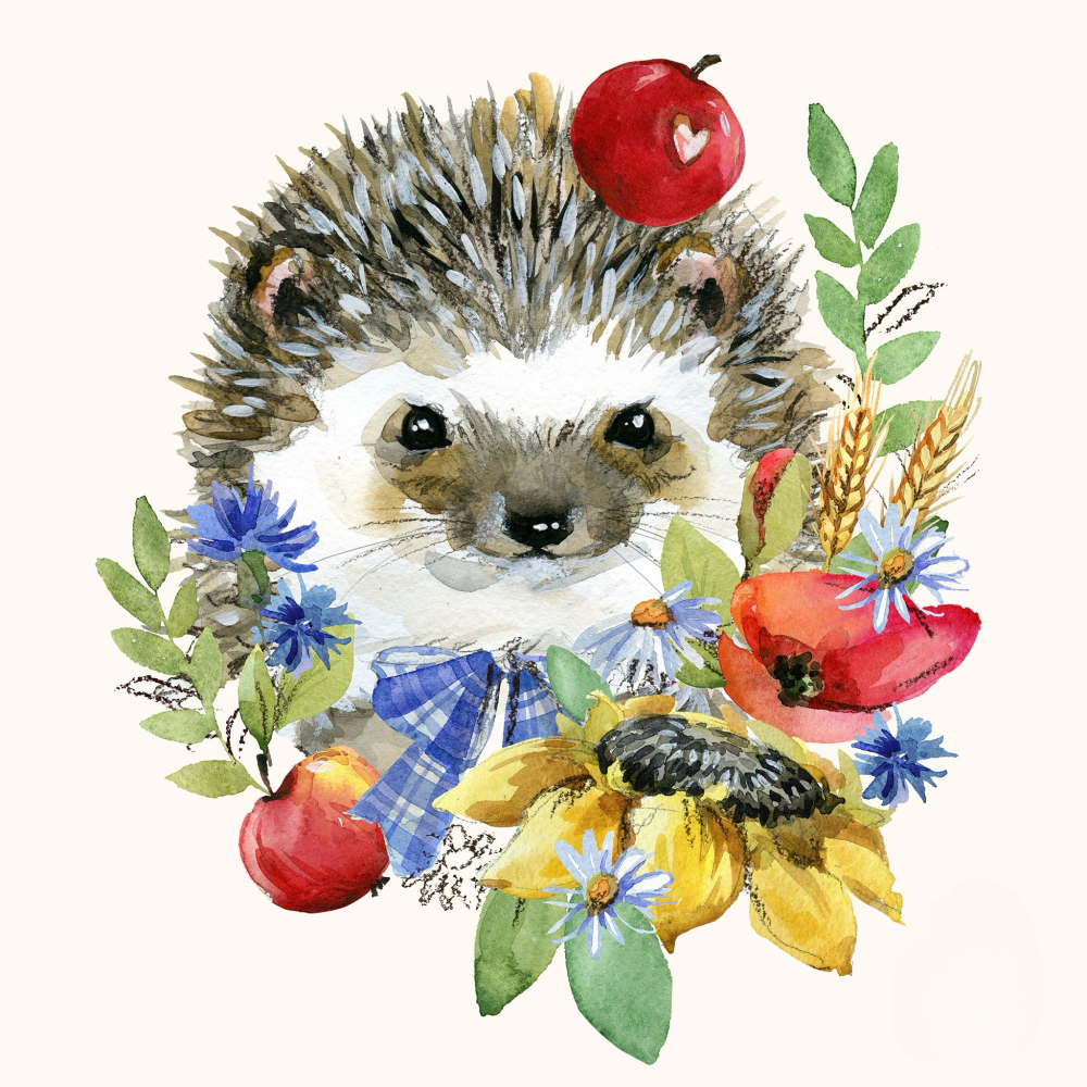 Hedgehog | Diamond Painting