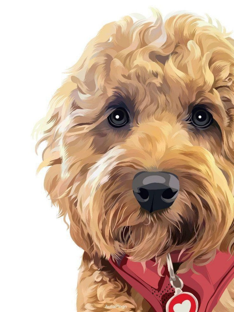 Goldendoodle Dog | Diamond Painting