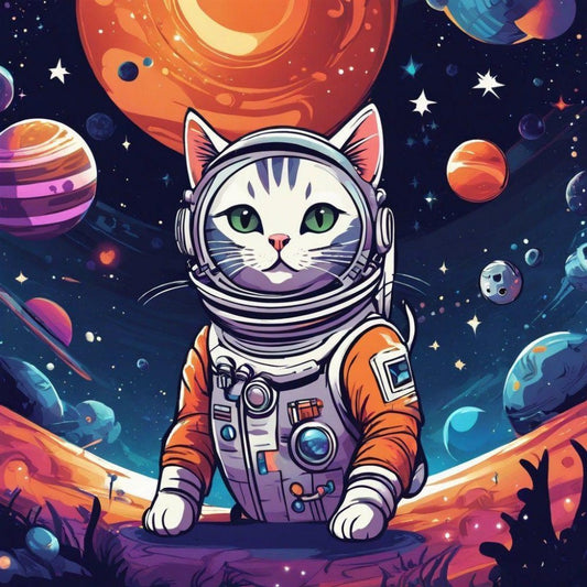 Cats in Space | Diamond Painting