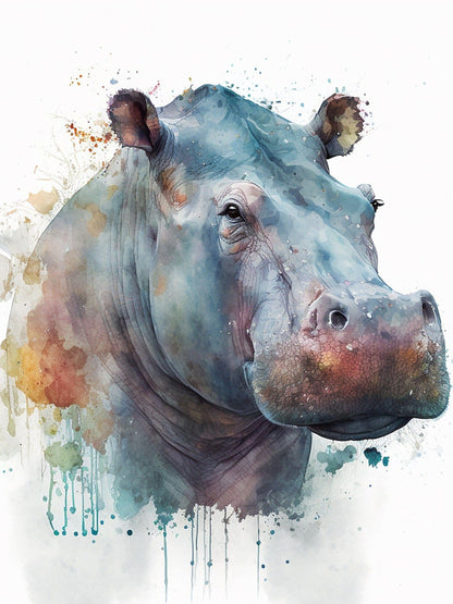 Hippo | Diamond Painting