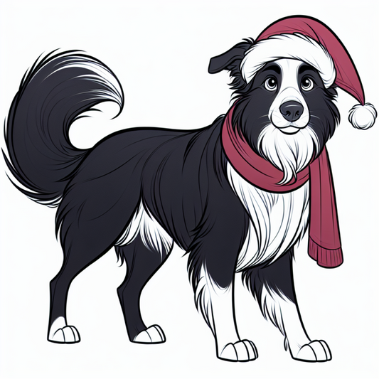 Dog Border Collie | Diamond Painting