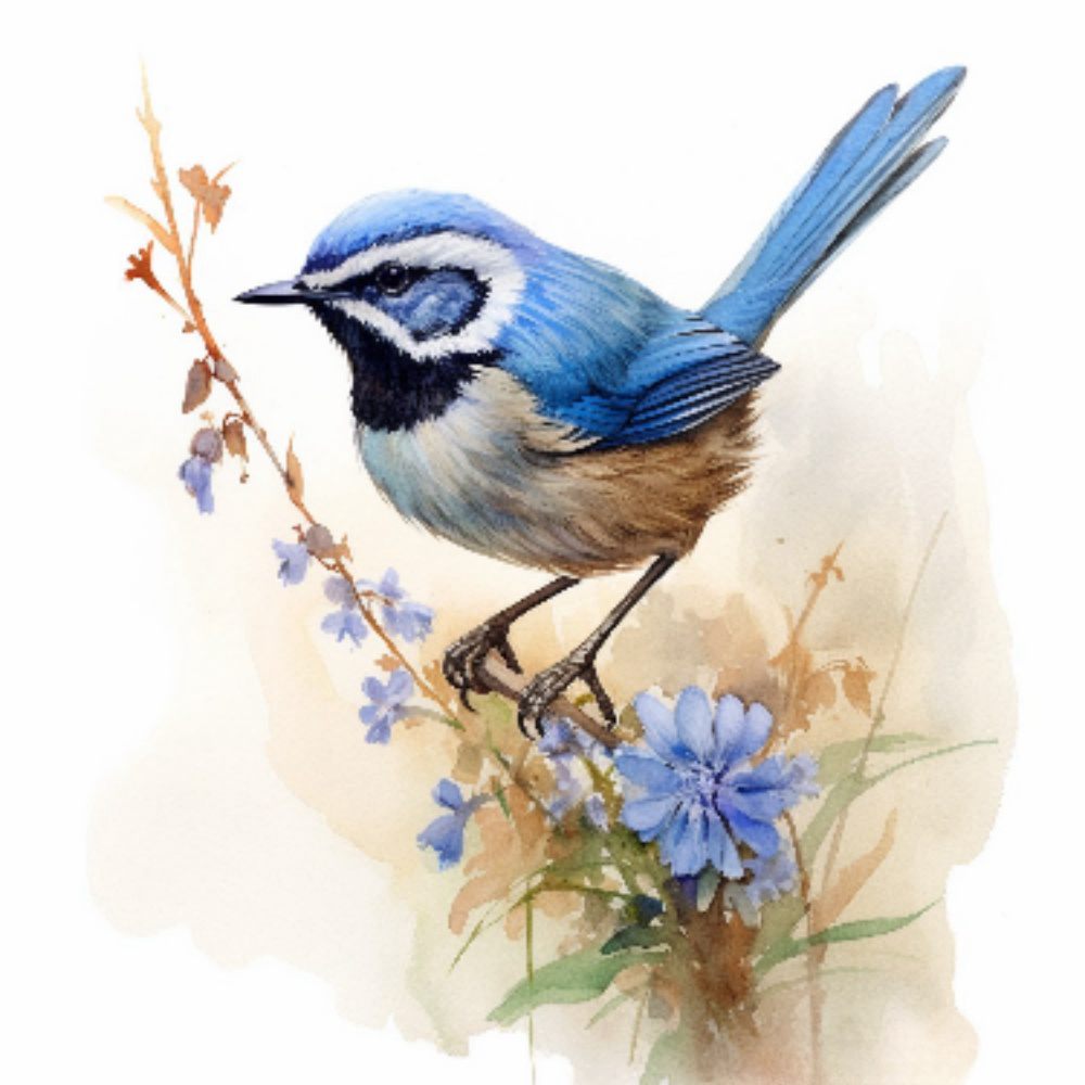 Blue Wren | Diamond Painting