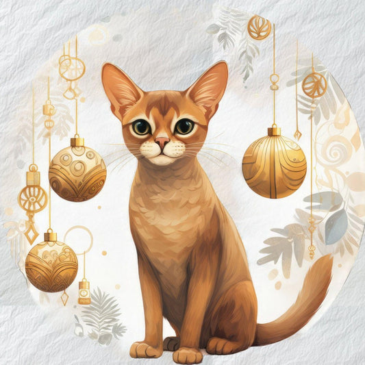 Abyssinian Cat | Diamond Painting