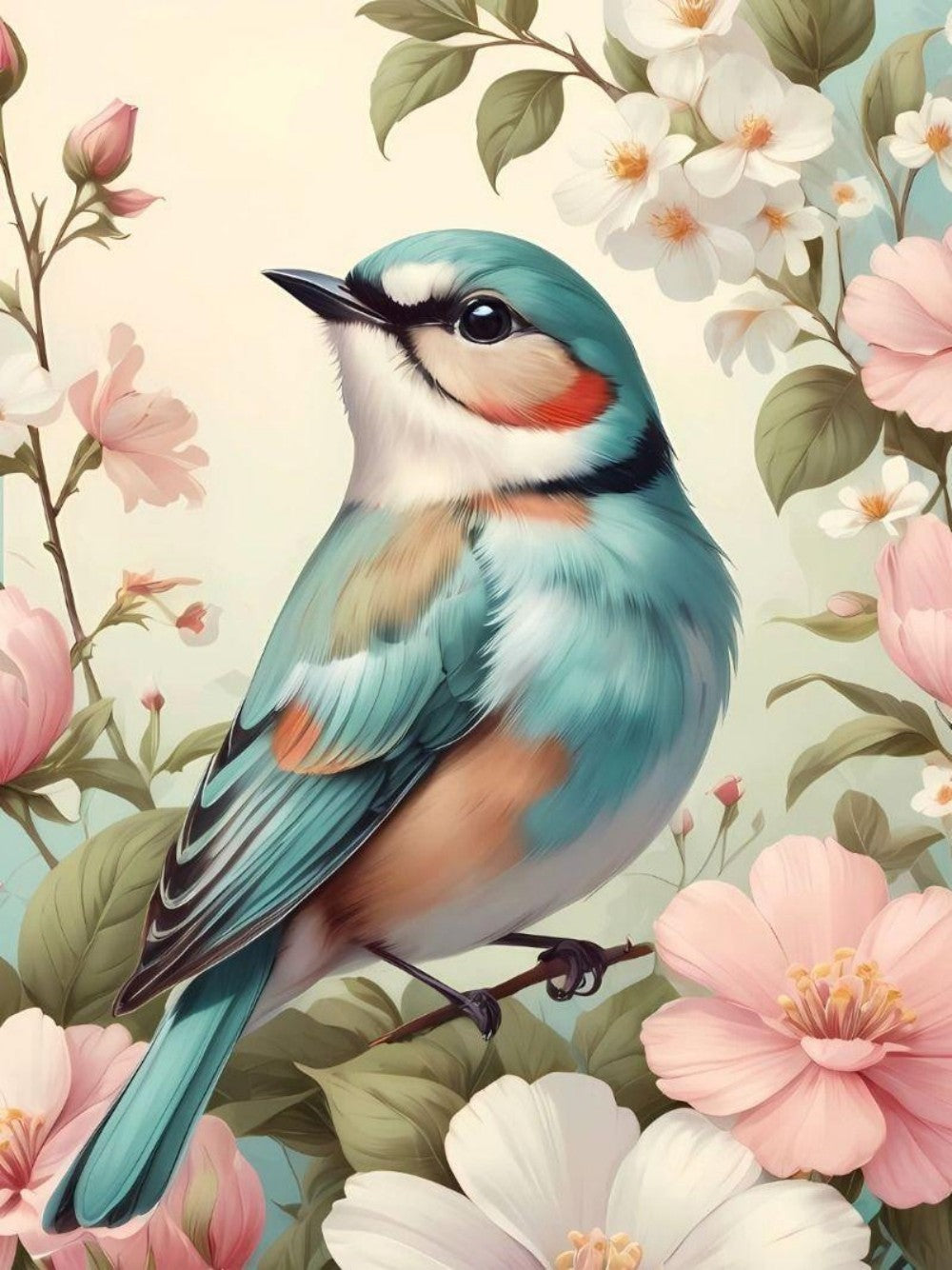 Birds and Flowers | Diamond Painting