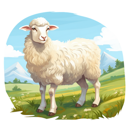 Sheep | Diamond Painting