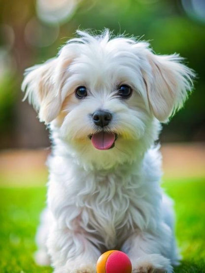 Dog Bichon Frise | Diamond Painting