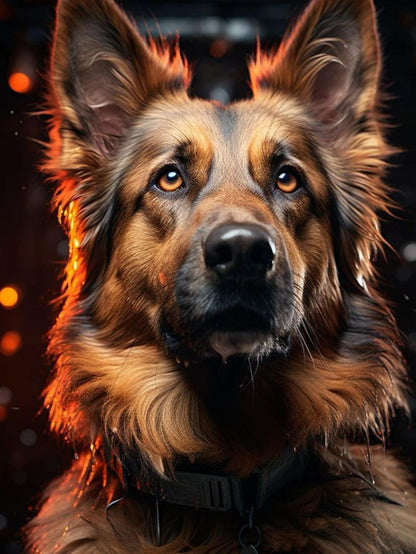 Dog German Shepherd | Diamond Painting