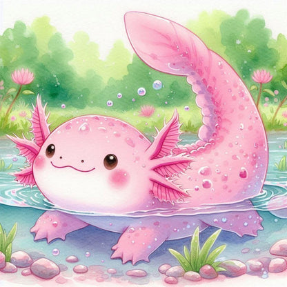 Axolotl | Diamond Painting