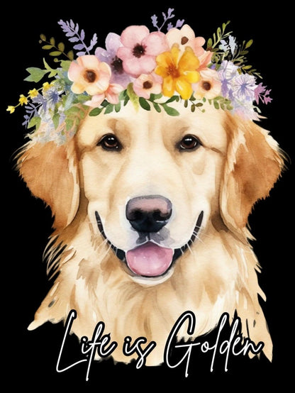 Golden Retriever Dog | Diamond Painting