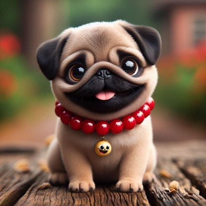 Dog Pug | Diamond Painting