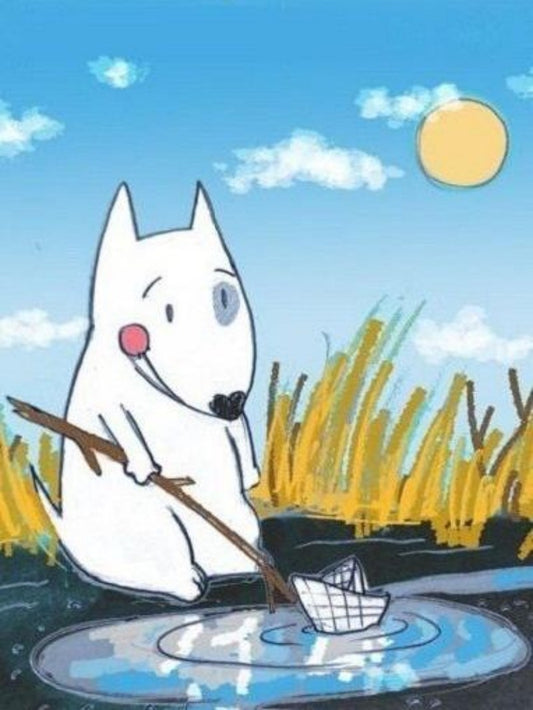 English Bull Terrier Dog | Diamond Painting