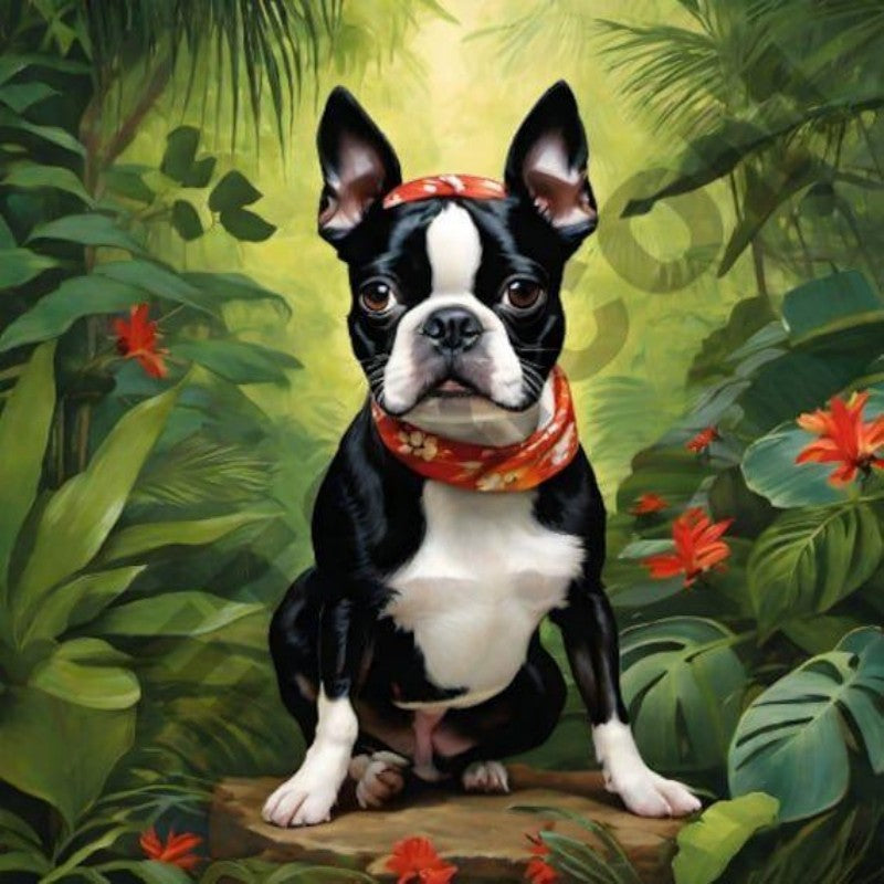 Boston Terrier Dog | Diamond Painting