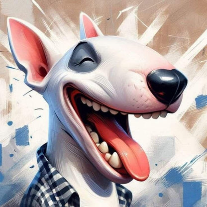 English Bull Terrier Dog | Diamond Painting