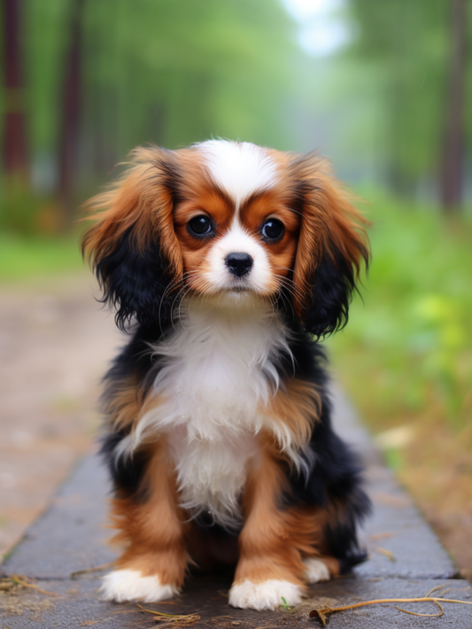 Dog Cavalier King Charles Spaniel | Diamond Painting