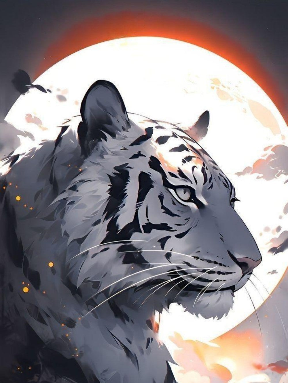 White Tiger | Diamond Painting