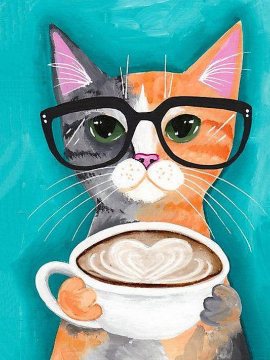 Cat Cafe Coffee | Diamond Painting