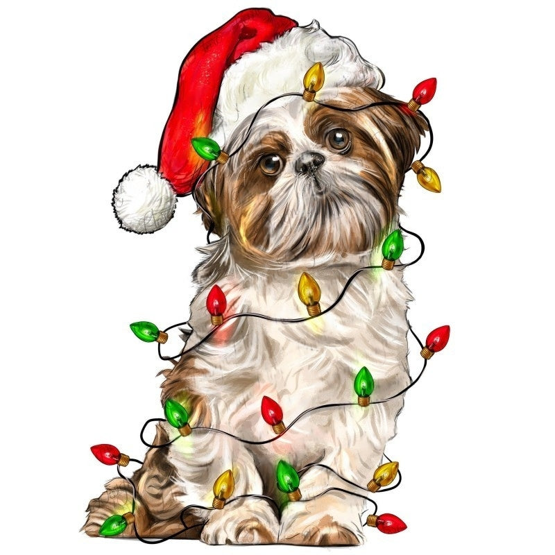 Christmas Dog | Diamond Painting