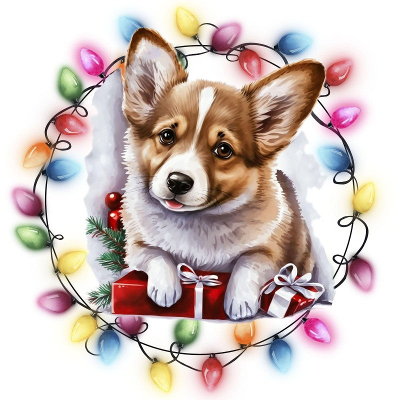 Christmas Dog | Diamond Painting
