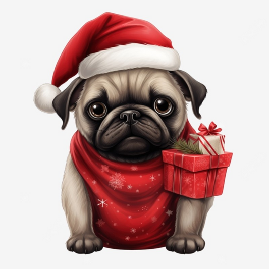 Christmas Dog | Diamond Painting