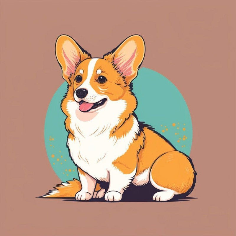 Corgi Dog | Diamond Painting