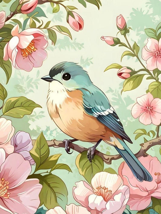 Birds and Flowers | Diamond Painting