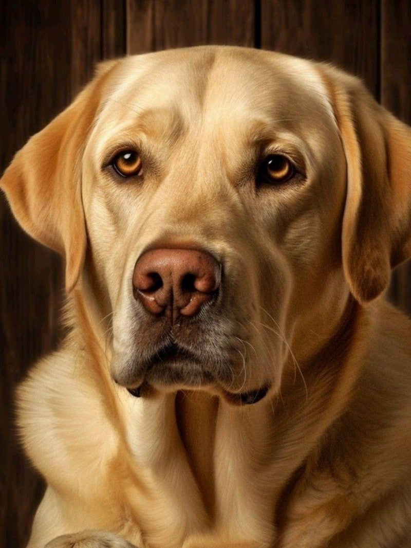 Yellow Labrador Dog | Diamond Painting