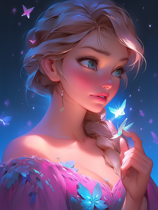 Beautiful Princess | Diamond Painting