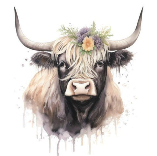Highland Cow | Diamond Painting