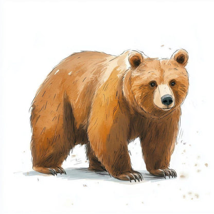 Brown Bear | Diamond Painting