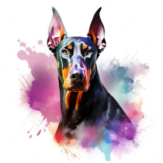 Dog Doberman | Diamond Painting