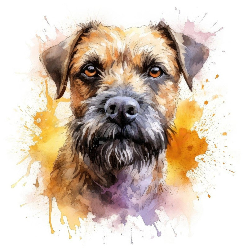 Dog Border Terrier | Diamond Painting