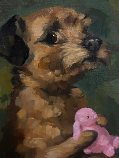 Dog Border Terrier | Diamond Painting